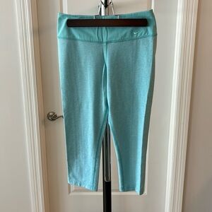 Nike aqua blue workout athleisure pants